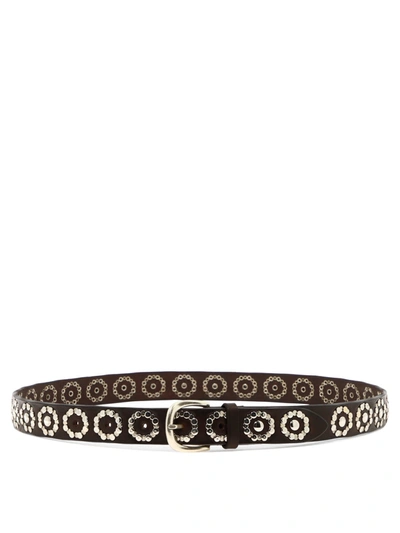 Shop Orciani Belt With Studs