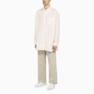 Shop Our Legacy Champagne Oversize Cotton Shirt