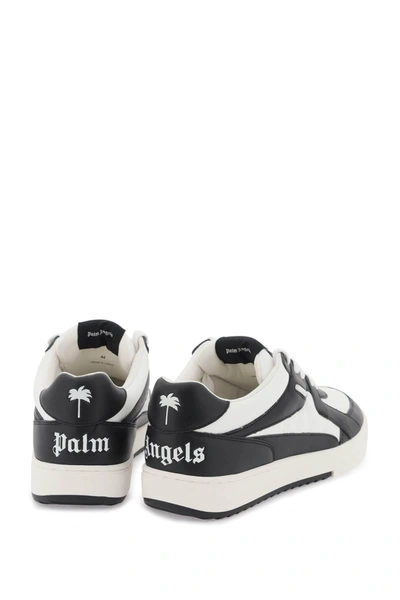 Shop Palm Angels 'palm University' Two Tone Leather Sneakers