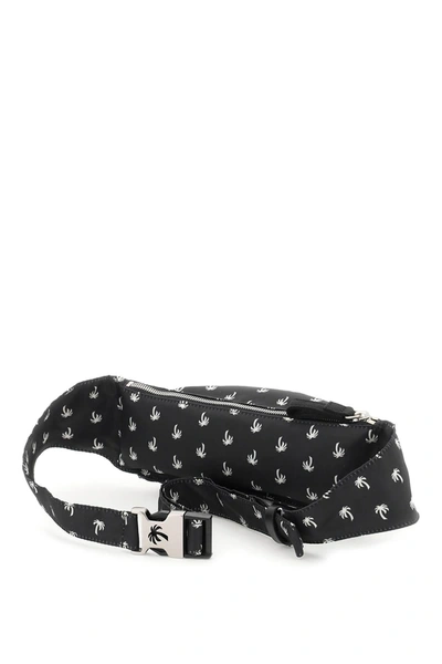 Shop Palm Angels Beltpack With All Over Palms Motif