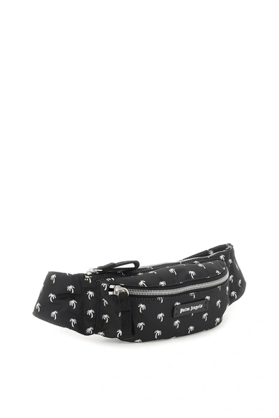 Shop Palm Angels Beltpack With All Over Palms Motif