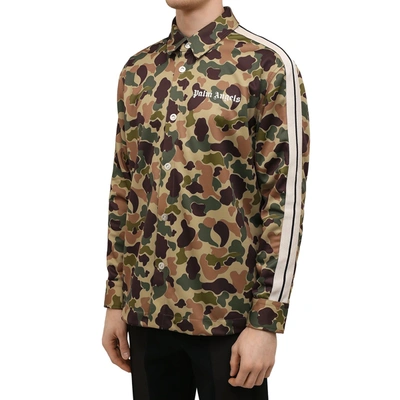 Shop Palm Angels Camouflage Sweatshirt
