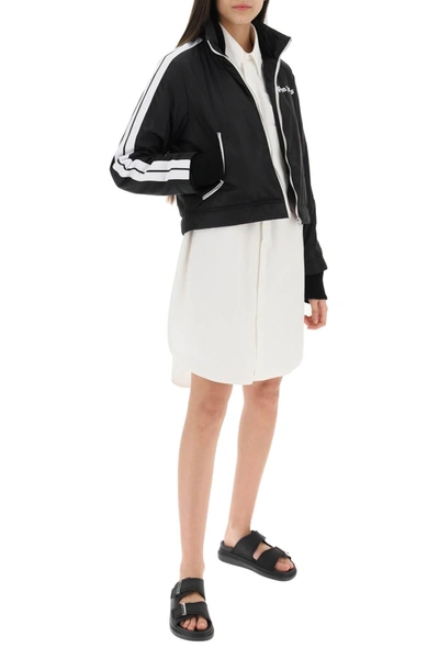 Shop Palm Angels Shirt Dress With Bell Sleeves