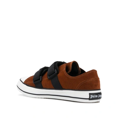 Shop Palm Angels Velcro Vulcanized Low Sneakers