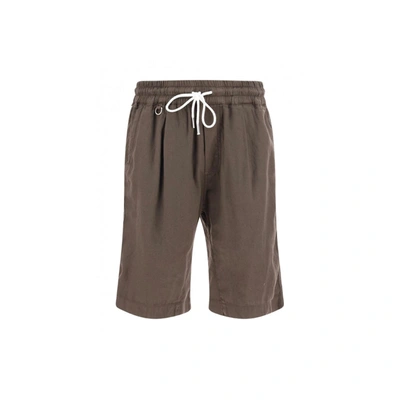Shop Paolo Pecora Linen Shorts