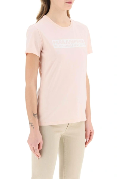 Shop Parajumpers 'box' Slim Fit Cotton T Shirt