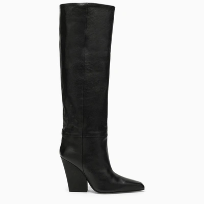 Shop Paris Texas High Black Leather Boot