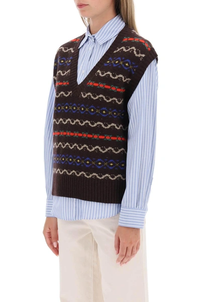 Shop Polo Ralph Lauren Fair Isle Motif Knitted Vest