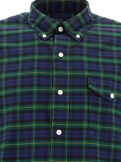 Shop Polo Ralph Lauren Tartan Shirt With Breast Pocket