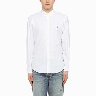 Shop Polo Ralph Lauren White Cotton Button Down Shirt