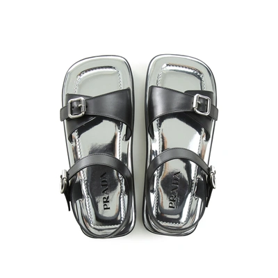 Shop Prada Leather Sandals