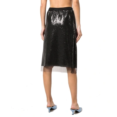 Shop Prada Micropaillette Skirt