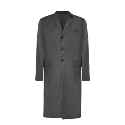 Shop Prada Wool Coat