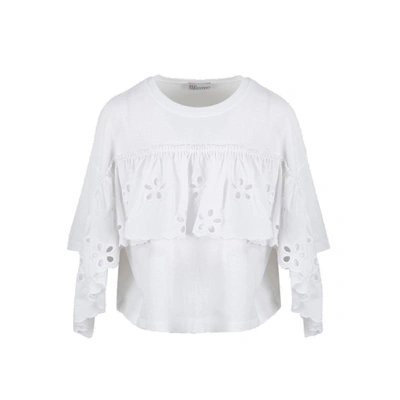 Shop Red Valentino Embroidered Top