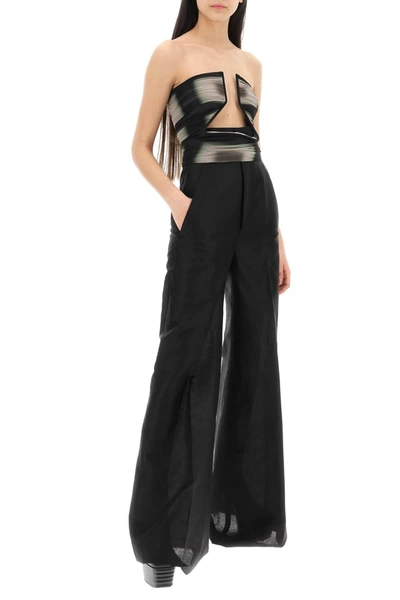 Shop Rick Owens 'dirt Cooper' Ultra High Waist Linen Pants