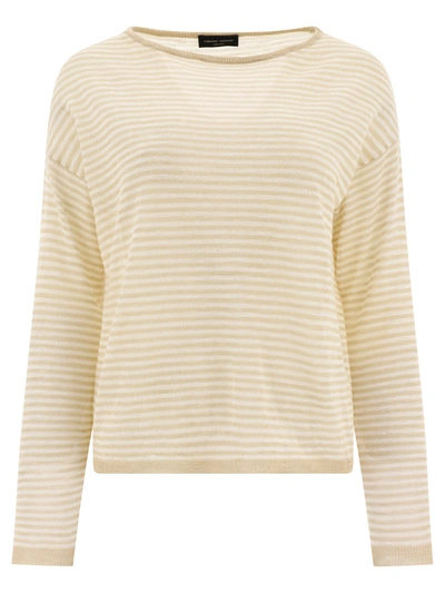 Shop Roberto Collina Striped Sweater