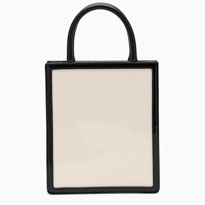 Shop Roger Vivier Ivory/black Pvc Mini Bag
