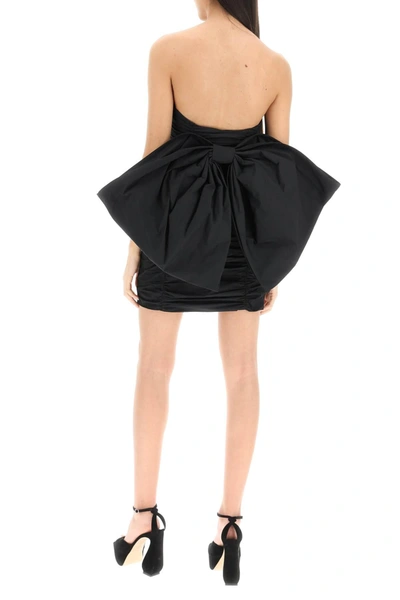 Shop Rotate Birger Christensen Rotate 'catalina' Mini Dress With Maxi Bow