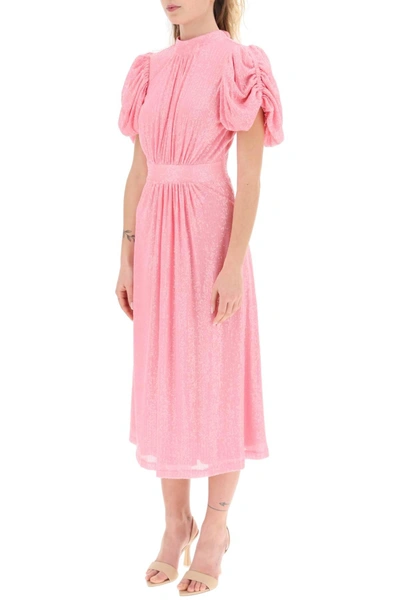 Shop Rotate Birger Christensen Rotate 'noon' Puff Sleeve Sequined Dress