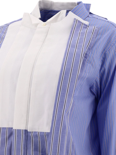 Shop Sacai Shirt With Contrasting Inserts