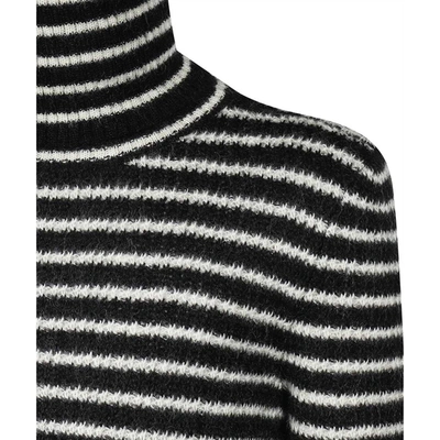 Shop Saint Laurent Wool Striped Sweater