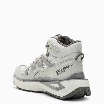 Shop Salomon Grey Odyssey Elmt Mid Trainer