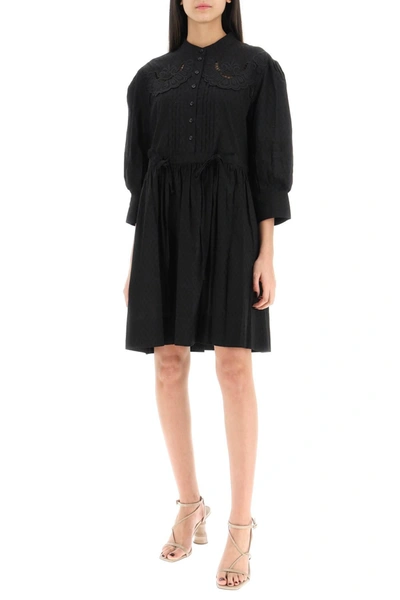 Shop See By Chloé See By Chloe Embroidered Shirt Dress