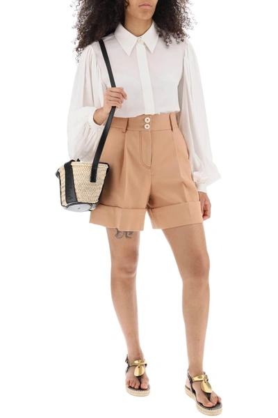 Shop See By Chloé See By Chloe Cotton Twill Shorts