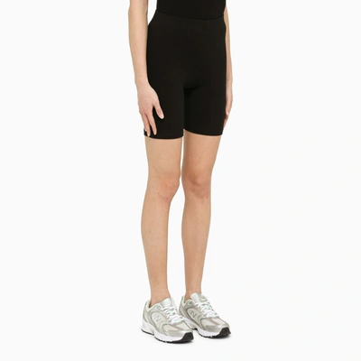 Shop Sporty And Rich Sporty & Rich Fitted Black Shorts
