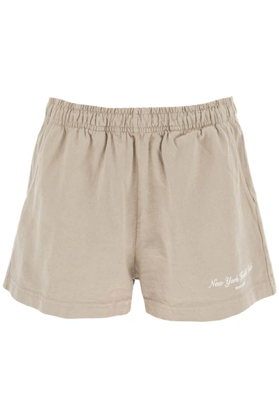 Shop Sporty And Rich Sporty & Rich Sweatshorts With Logo