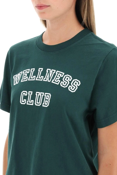 Shop Sporty And Rich Sporty Rich Wellness Club Cropped T Shirt