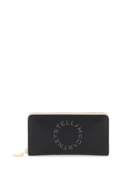 Shop Stella Mccartney Stella Mc Cartney Faux Leather Zip Around Wallet