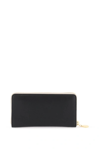 Shop Stella Mccartney Stella Mc Cartney Faux Leather Zip Around Wallet