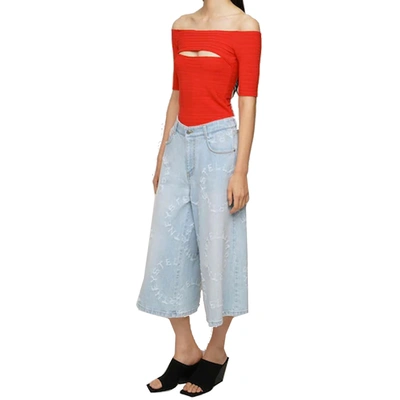 Shop Stella Mccartney Cropped Denim Jeans