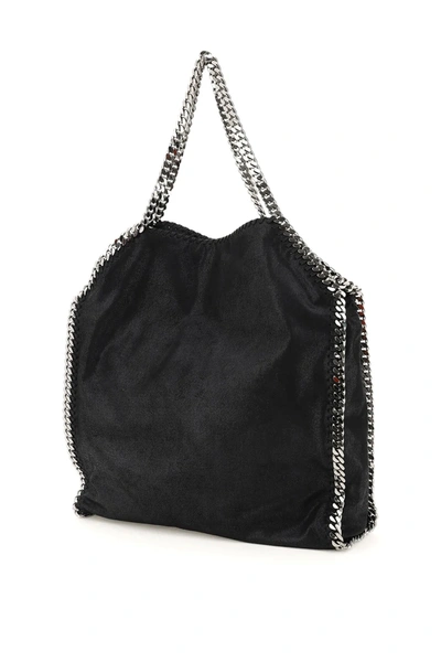 Shop Stella Mccartney Maxi Falabella Tote Bag  Black Faux Leather