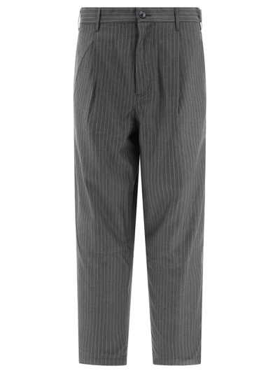 Shop Stussy Stüssy Stripe Volume Pinstriped Trousers