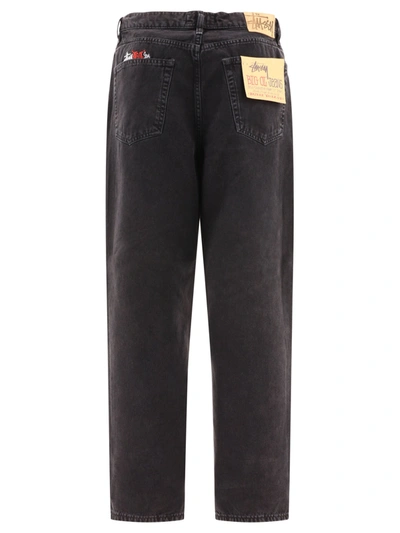 Stussy Stüssy Washed Canvas Big Ol' Jeans In Black | ModeSens