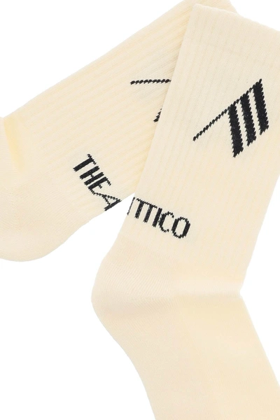 Shop Attico The  Logo Short Sports Socks