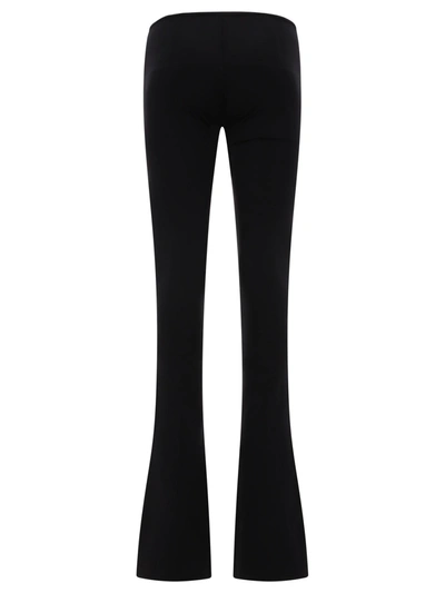Shop Attico The  Zip Embellished Trousers