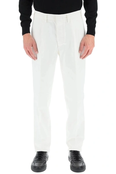 Shop The Gigi 'tongat' Denim Chino Pants  White Cotton