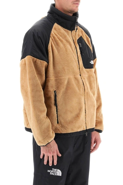 Shop The North Face Fleece Jacket With Nylon Inserts