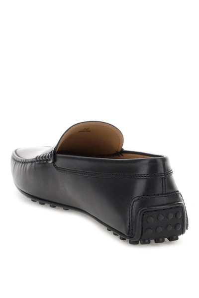 Shop Tod's Leather Gommino Driver Loafers