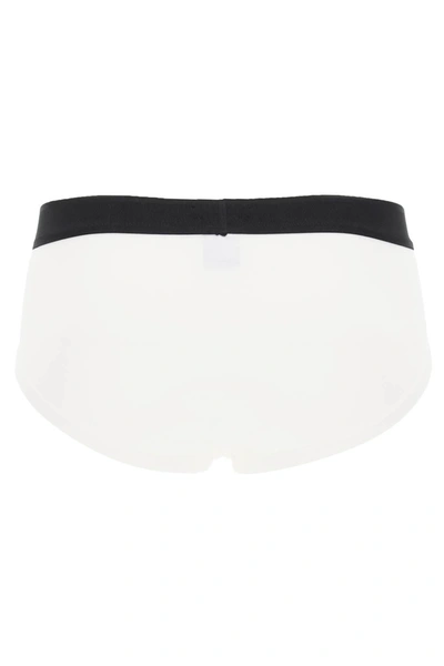 Shop Tom Ford Cotton Briefs With Logo Band