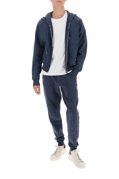 Shop Tom Ford Joggers In Fleece Back Cotton