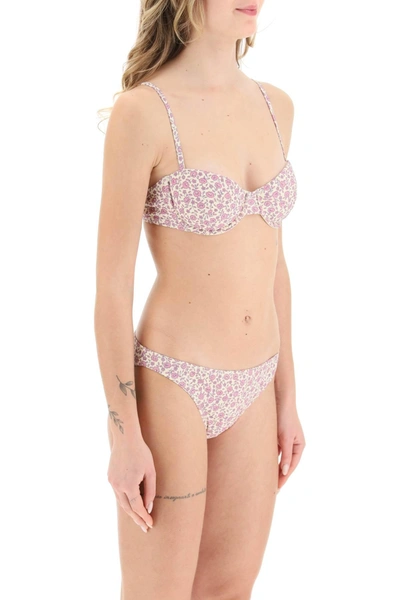 Shop Tory Burch Printed Balconette Bikini Top