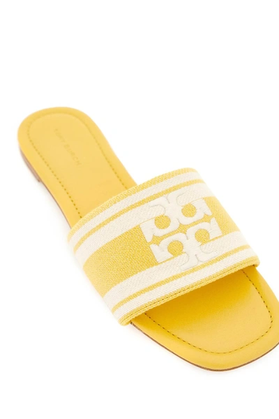 Shop Tory Burch Slides With Embroidered Band