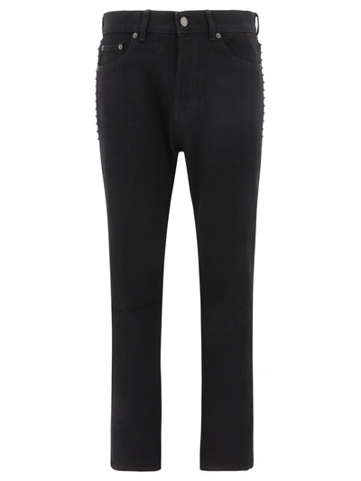 Shop Valentino Black Untitled Jeans