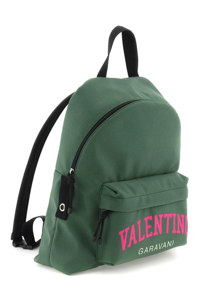 Shop Valentino Garavani 'university' Nylon Backpack