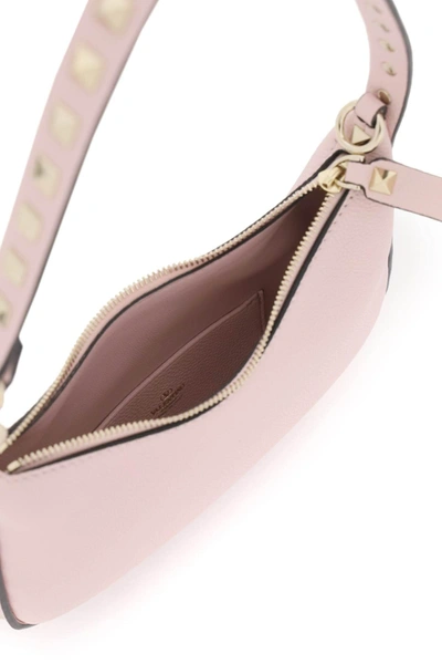 Shop Valentino Garavani Rockstud Mini Hobo Bag