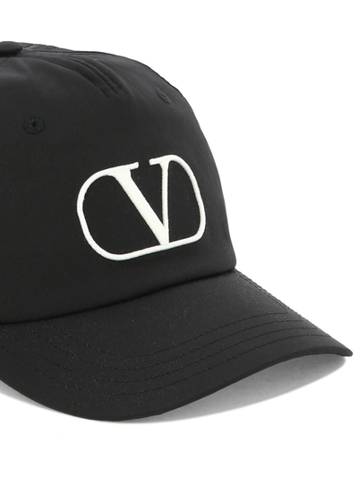 Shop Valentino Garavani V Logo Baseball Cap